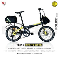 Newest Police Texas Bike To Work B2W Folding Bike 2021 Official Warranty
