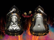 PlugClub V482著名龍婆多及20位高僧2514~2515開光加持 必打 佛牌 黑金色及透明