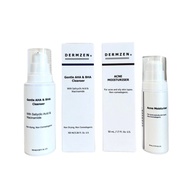 COMBO SKINCARE FOR ACNE & SENSITIVE (DERMZEN GENTLE CLEANSER AHA BHA 100 ML + DERMZEN BRIGHTENING AC