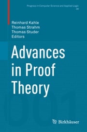 Advances in Proof Theory Thomas Studer