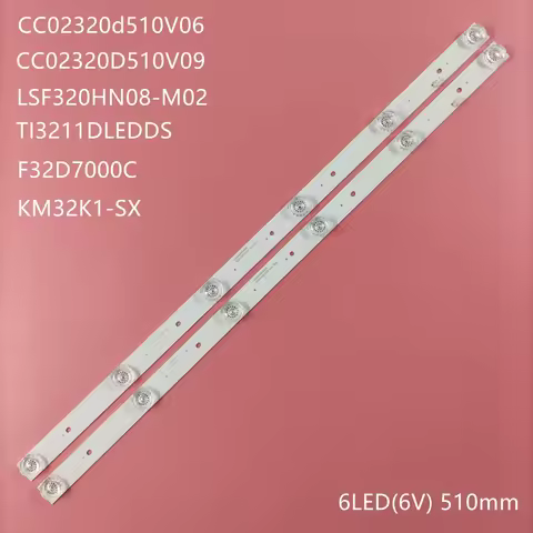 led backlight for 32inch dexp f32d7000c CC02320D510V09 CC02320D510V06 1410 32E20 2X6 6S1P 0D20 5.0 L