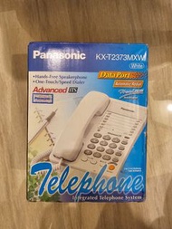 Panasonic 室內電話 固網電話 有線電話 KX-T2373MXW Integrated Telephone System Data Port Automatic Redial Hands-Free Speakerphone One-Touch/Speed Dialer 全新 NEW