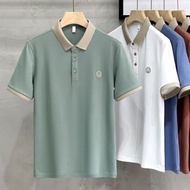 Embroidery Plain Polo Shirt Men Casual Business Short Sleeve Polo T Shirt  Men Tops 5 Colors Classic