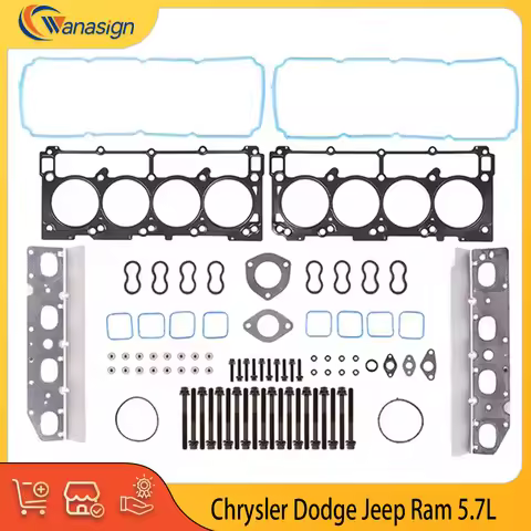 AUTO ENGINE PARTS Cylinder Head Gasket Set Bolts Set For Chrysler Dodge Jeep Ram 5.7L HEMI OHV MLS E