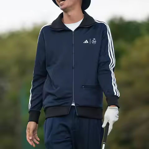 Adidas Originals New Season Men's Golf Sports Stand Collar Jacket IT6869