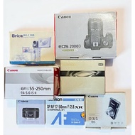 Camera box and lens box