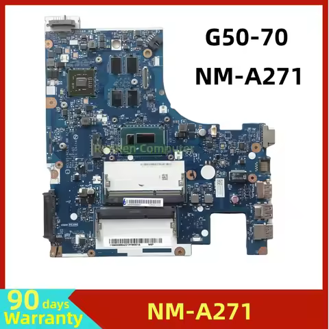 For Lenovo Ideapad G50-70 Laptop Motherboard ACLU1/ACLU2 NM-A271 With i5-4200U or i5-4210U CPU 216-0