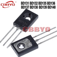 20PCS BD135 BD136 BD138 BD131 BD132 BD137 BD139 BD140 TO-126 NPN Power Triode Transistor Brand New R