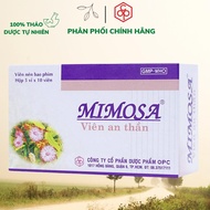Mimosa Viên An Thần hỗ trợ chứng mất ngủ suy nhược thần kinh (5 vỉ x 10 viên)