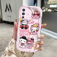 MERAH Hp Casing For VIVO V23 5G VIVO V23I 5G VIVO V23E 4G V23E 5G VIVO V23 Pro 5G VIVO Y75 Case Pink