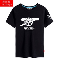 Arsenal Football Gunners Jersey Men's and Women's Printed Short Sleeve 100% Premium Cotton T-Shirt 0