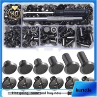 Chicago Screw Leather Rivets Assorted Screw Rivets M5 Chicago Binding Screws for Decorating PU Craft