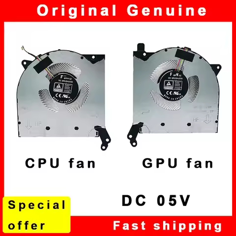 Laptop CPU GPU Cooling Fan Cooler for Lenovo Legion 5-17ACH6 17ITH6 15ITH6 15ACH6 82JK 82JW 82K0 82J