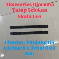 Selokan Cover Diorama Accessories - Hotwheels Diorama - 1: Scale64