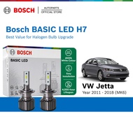 BOSCH BASIC LED H7 Halogen Headlight Retrofit Bulb for Volkswagen Jetta (Mk6) Year 2011 - 2018