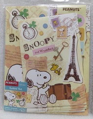 Snoopy 絕版日本信封信紙連小貼紙