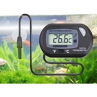เทอร์โมมิเตอร์ตู้ปลา วัดอุณหภูมิน้ำ LED Digital Thermometer หัวโป๊ปคุณภาพสูง แถมฟรีถ่าน 1 ก้อน
