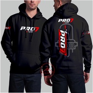 JUMBO HOODIE JACKET PRO7 SML XL XXL 3XL 4XL 5XL 6XL Black Fleece Long Black Sweater