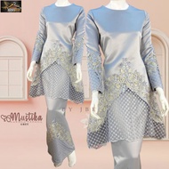 MUSTIKA BAJU KURUNG PAHANG MODEN BRIDE SERIES NIKAH TUNANG DUCHESS SATIN EXCLUSIVE LACE