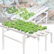 Hydroponic Growing Kits Plants Hydroponic Growing Systems, 36 Plant Sites Hydroponics Grow Kit, Vertical Hydroponic PVC Tube Grow With Water Pump &amp; Pump Timer