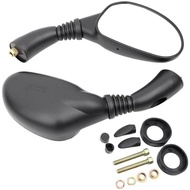 Mokuo HD Convex Glass Motorcycle Rearview Mirror Fit for Chinese GY6 Scooter Mopeds Jonway 50cc 150c