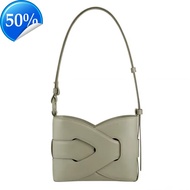 Polene leather womens bag new Nodde geometric design French niche brand woven bag armpit bag