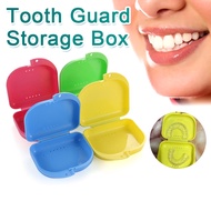 Dental Case Teeth Box Dental Retainer Portable Mouth Guard Denture Storage Plastic Box Oral Supplies