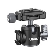 Ulanzi U80L Aluminum Alloy Ball Head หัวบอลสำหรับต่อขาตั้ง แบบเกลียว 1/4 พร้อมระบบ Arca และ Quick Release Plate