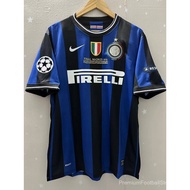 【Retro SSS+】09-10 Inter Milan Home J.ZANETTI SNEIJDER MILITO ETO'O High-Quality Retro Football Shirt
