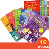 The Famous Five Collection by Enid Blyton 16 Books -- English Cartoon