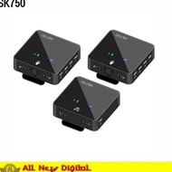 SK750 WIRELESS MICROPHONE SYSTEM FOR CAMERA & SMARPHONE 2 TRANSMITTER ORIGINAL AND TRUSTED