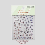 Tomoni emboss nail sticker 5D nail art sticker premium type 20