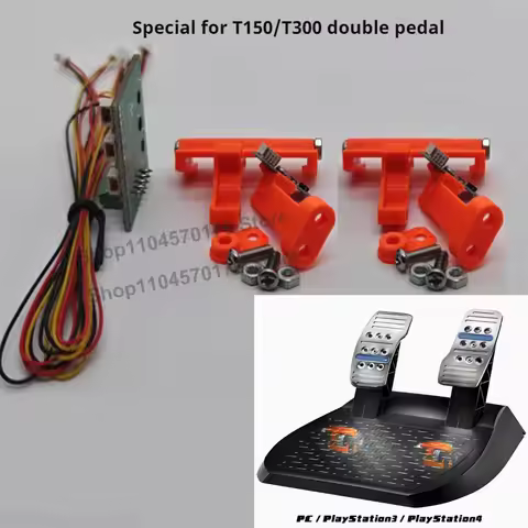 Simulated Racing Game Pedal Modification Hall Sensor for Thrustmaster T150 T300RS dual pedal Modific