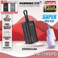 Pineng PN-739SPD 20000mAh Powerbank Super Mini Power Bank Original Pineng PowerBank PN-739PD PN739 P