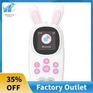 32GB Music MP3 Player for Kids, Cute Bunny Kids Music MP3 Player with BT, MP3 & MP4 Players with Spe