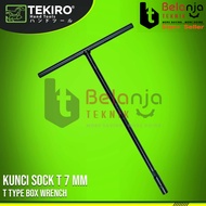 Tekiro Socket Wrench T 7 MM Wrench T Black 7MM Shock Sok Wrench T 7mm