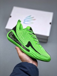 Under Armour Curry 12 Extraterrestial รองเท้าบาสเก็ตบอลผู้ชายสีเขียวดำ