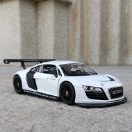 โมเดลรถยนต์ออดี้ R8 LMS โลหะผสม ของเล่นสะสมแบบคงที่ รถโลหะสำหรับเด็กผู้ชาย ขนาด 124 ผลิตภัณฑ์สำเร็จร