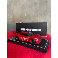 Diecast Mini Scale 64 LB Performance Liberty Walk Nissan GTR R35 Red