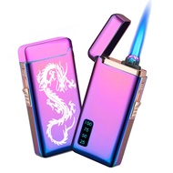 Electric Arc Lighter Jet Flame Torch Lighter 2 in 1,USB Rechargeable Lighter with Windproof Infinity