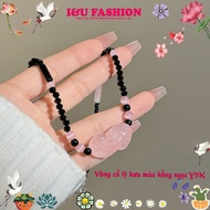 Cute and Y2K fashion Y2K personality feng shui beaded necklace VC-156