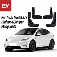 For Tesla 3/Model 3 Highland/Model Y/Model Y Juniper Mud Guard