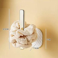 全城熱賣 - 浴室掛架,廚房掛架,白色髮飾收納架