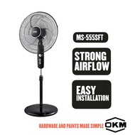 MORRIES STAND FAN 18" MS555SFT WITH TIMER (AL ALLOY FAN BLADE)