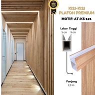 Kisi Kisi Plafon PVC | Plafon PVC | WPC Bar Ceiling | plafond PVC motif kayu | Plafond WPC