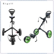 Eigell Golf Trolley Caddy Cart for Golf Bag 3 Wheeled Golfing Cart Golf Pull Cart