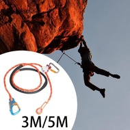 Zxpjkyu SiaBiced Outdoor Positioning Lanyard Arborist Fall Arrest Kit Mountaineering Rope