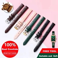 ETX*Real Animal Skin* Leather Watch strap 8mm 10mm 12mm 14mm 16mm 18mm 20mm Cowhide Watch Band For Women Lolarose JULIUS with tools