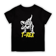 Dinosaur T Rex Fossil kids tshirt boy shirts Kids girl t-shirt Kizmoo Ready Stock