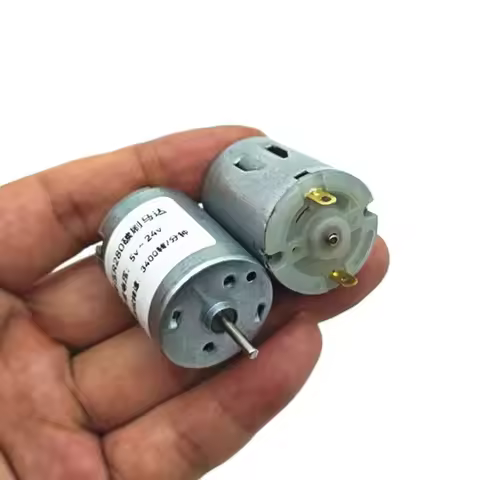 1PCS R280 DC Motor Remote Control Car Circular Strong Magnetic Carbon Brush Motor DC3-9V/DC5-24V Mot